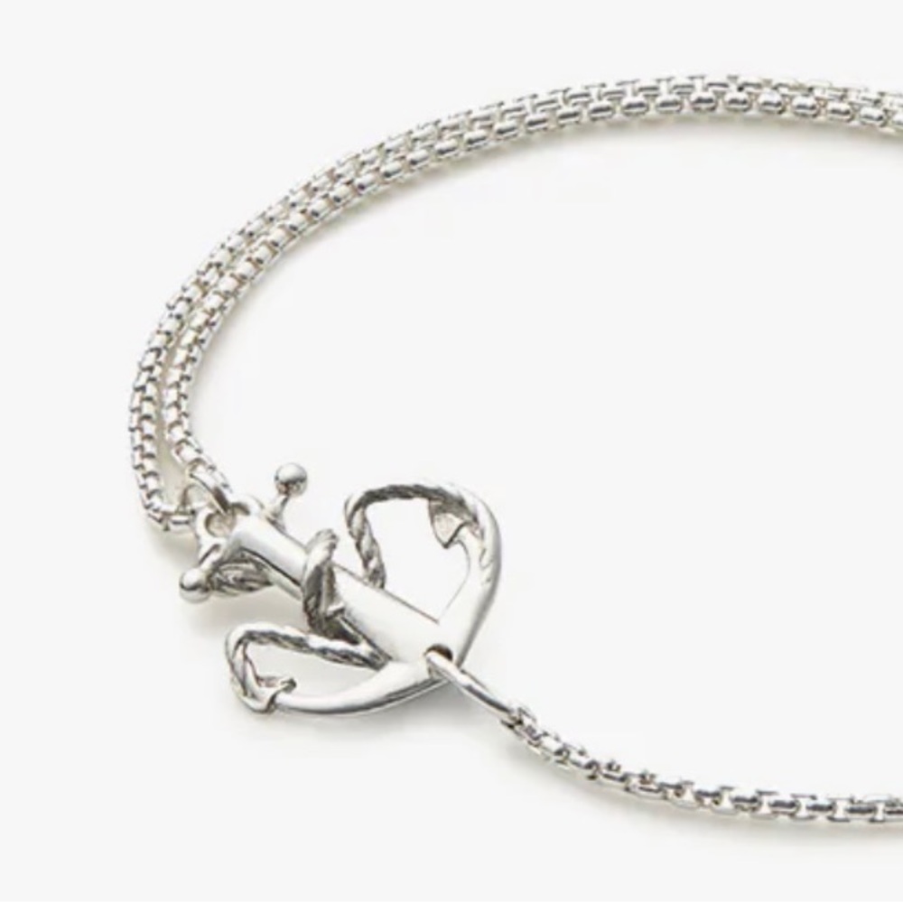 Alex And Ani Anchor Precious Pull Chain Necklace Gem